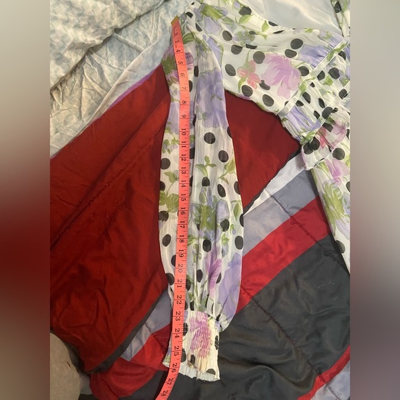 ASOS DESIGN Tall Floral Polka Dot Maxi Dress – Size US 4 (EU 36, UK 8) - Picture 9 of 10